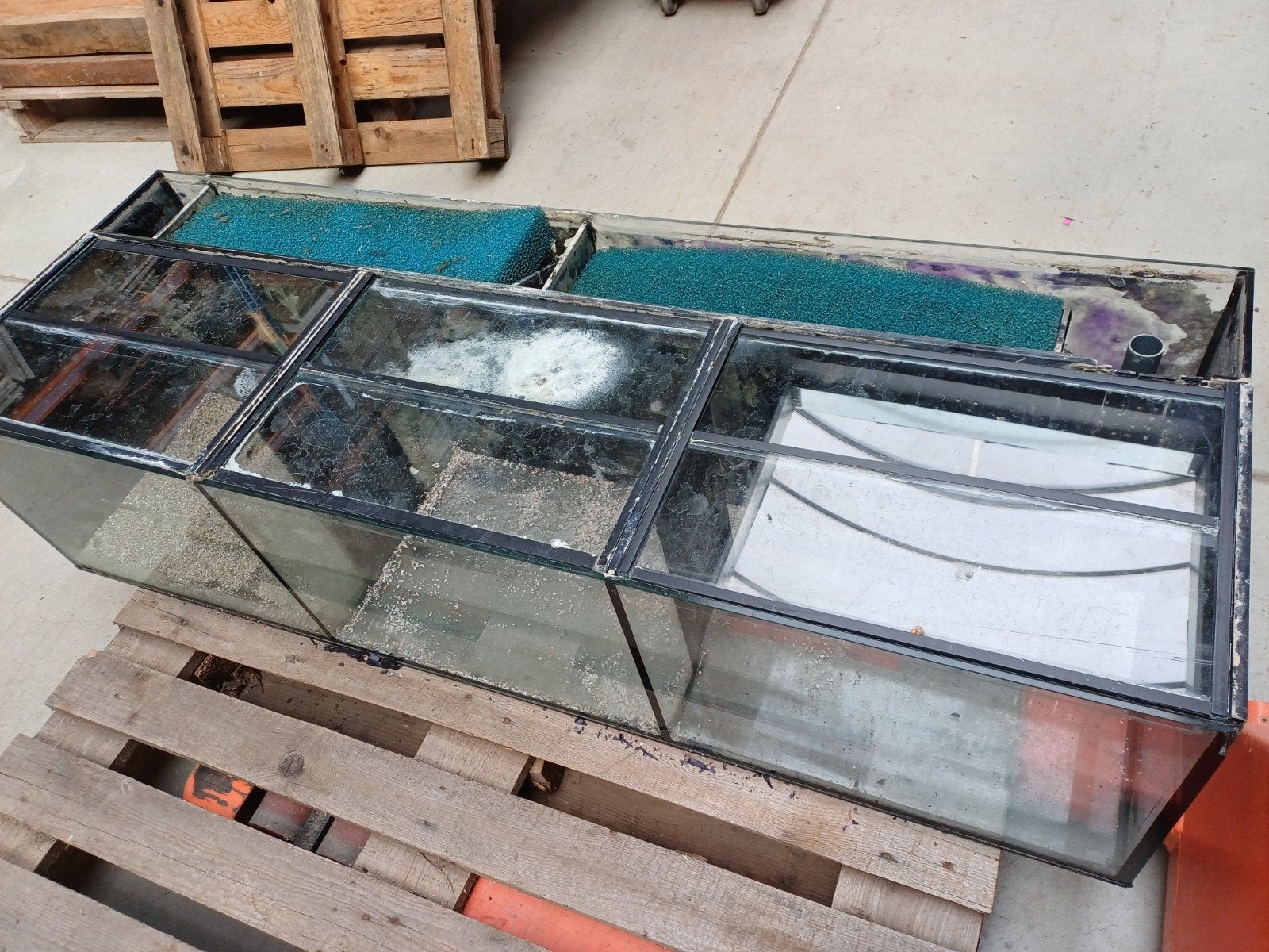 aquarium,  kweekbak met filter., Ophalen, Leeg aquarium