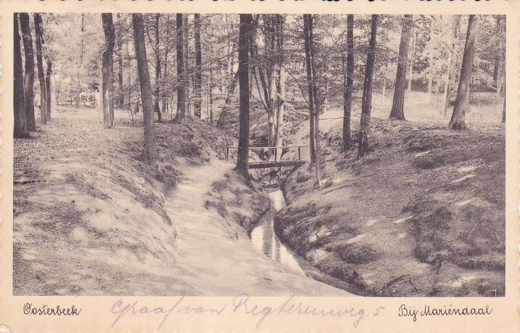 Oosterbeek.  Bij Mariëndaal.  (1943), Verzenden, 1940 tot 1960, Gelopen, Gelderland