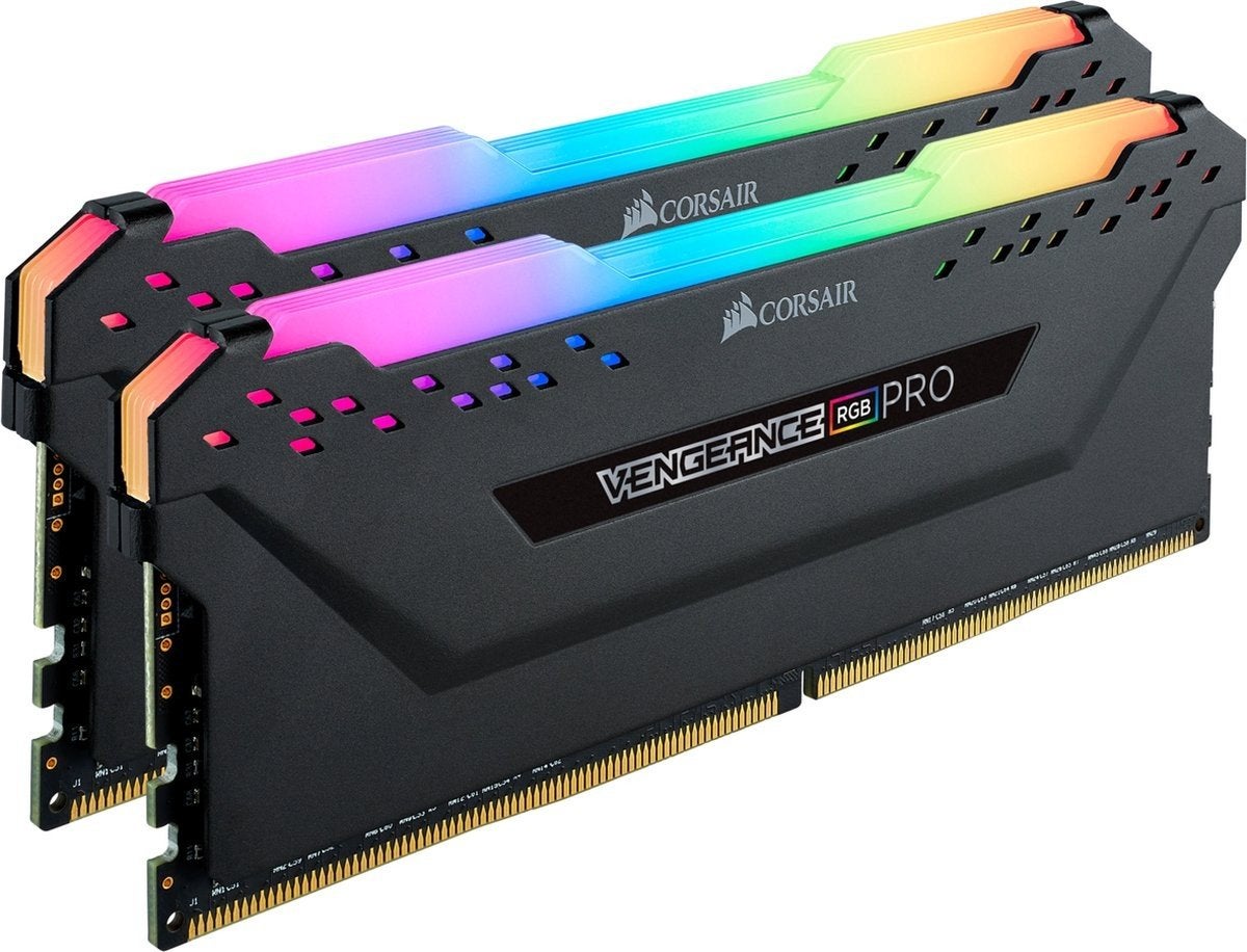 2x Corsair RGB 8 GB 3200MHZ DDR4, DDR4, Ophalen of Verzenden, Zo goed als nieuw, Desktop