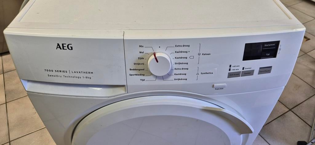 AEG Lavatherm 7000 SensiDry Warmtepomp Wasdroger, Witgoed en Apparatuur, Ophalen, 6 tot 8 kg, Gebruikt, Overige typen