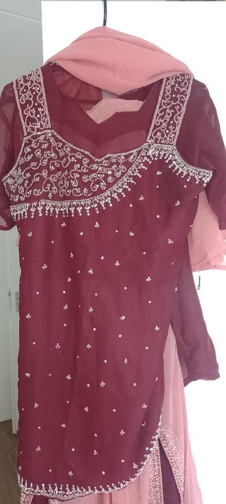 Indiase broekpak salwar khamiss, Maat 38/40 (M), Overige typen, Overige kleuren, Ophalen of Verzenden