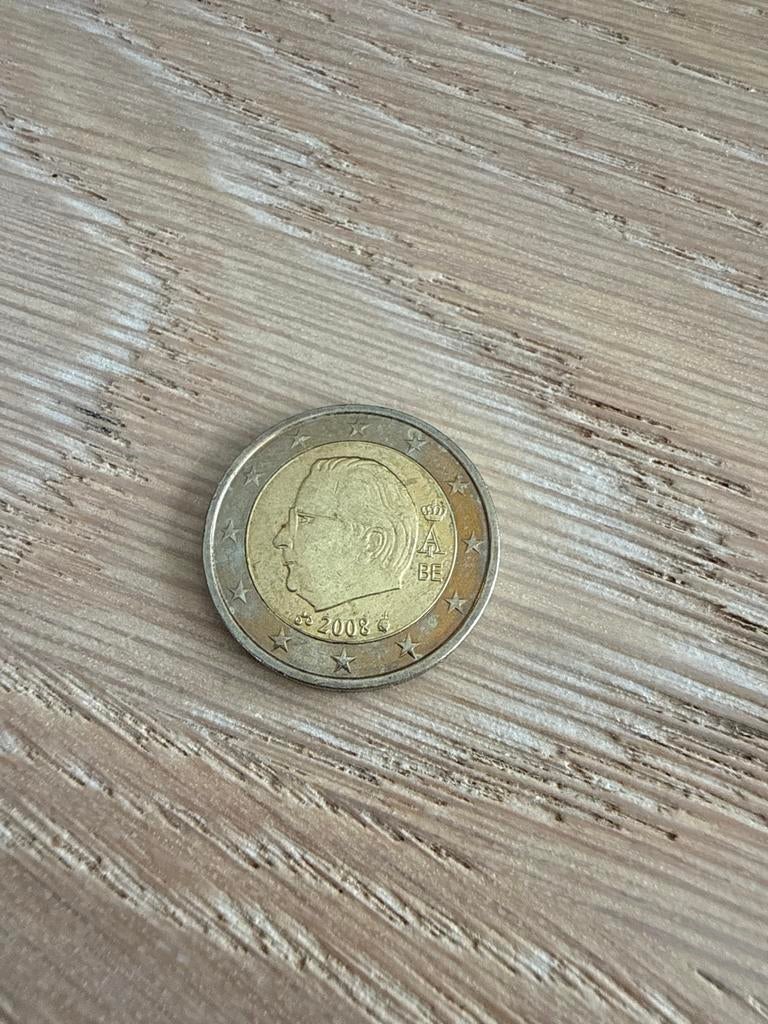 Belgische 2 Euro munt 2008 - Koning Albert II, Postzegels en Munten, Munten | Europa | Euromunten