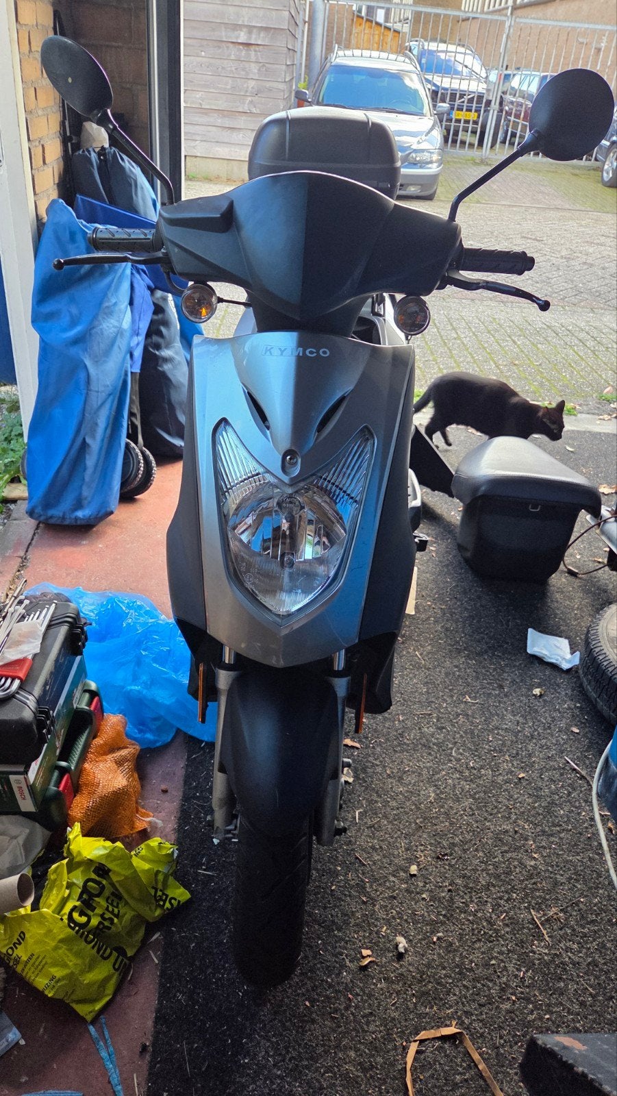 Kymco Agility 50cc met vastgelopen motor, Ophalen, Gebruikt, Maximaal 45 km/u, Agility