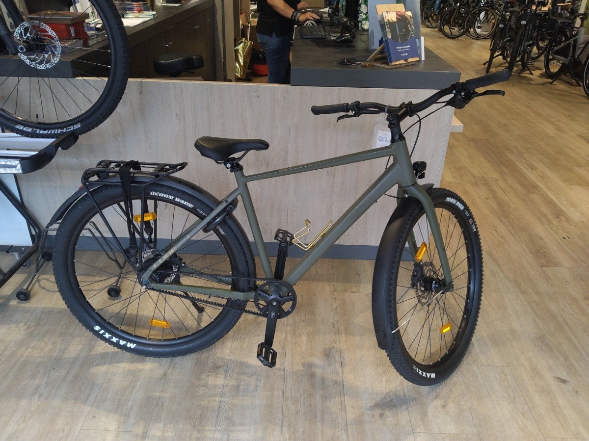 CUBE HYDE PRO FE Heren Dustyolive/gold 54cm, Fietsen en Brommers, Gebruikt, -, -, Versnellingen