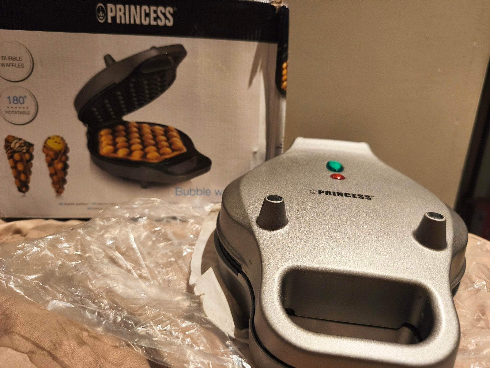 Princess Bubble Waffle Iron, Ophalen of Verzenden, Gebruikt