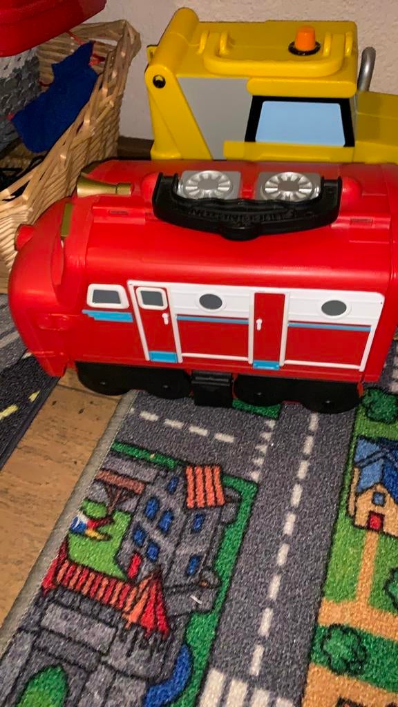 Chuggington Wilson Trein Speelgoed Opbergkoffer, Ophalen of Verzenden, Gebruikt