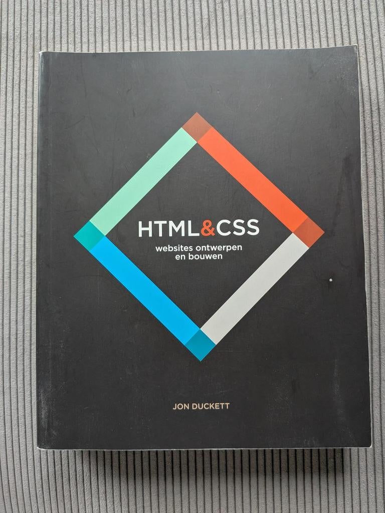Boek HTML & CSS websites ontwerpen en bouwen Jon Duckett, Boeken, Ophalen of Verzenden