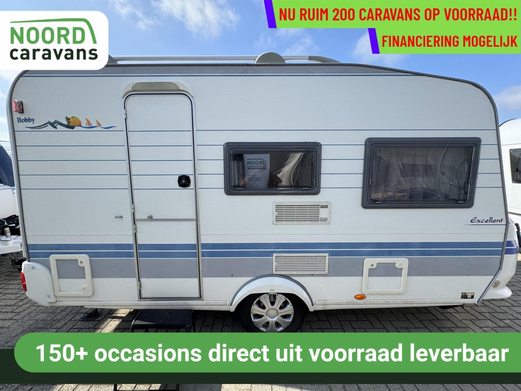 Hobby EXCELLENT 400 SF, DWARSBED, TREINZIT, VOORTENT, Hobby, Bedrijf, Treinzit, 750 - 1000 kg