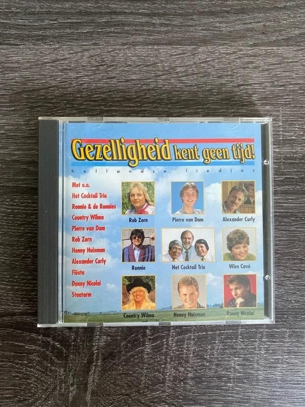 Gezelligheid Kent Geen Tijd! Hollandse Liedjes CD, Ophalen of Verzenden, Gebruikt, Levenslied of Smartlap