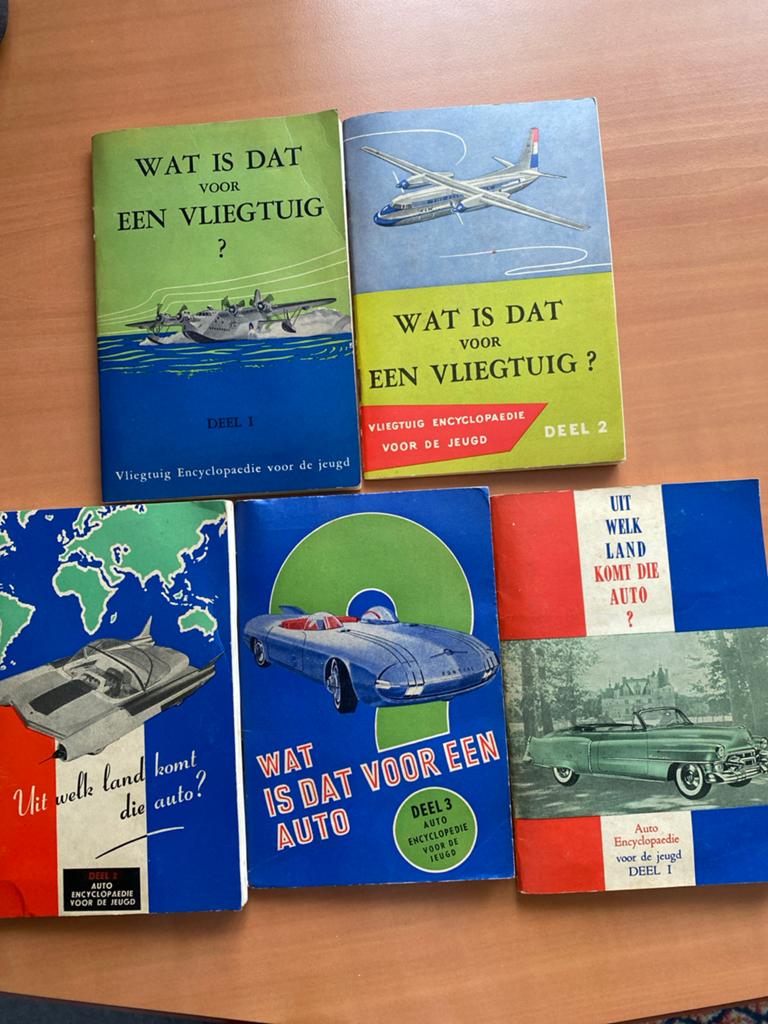 Vintage Hus Beschuit Plaatjesalbums - Auto's & Vliegtuigen, Ophalen of Verzenden, Gelezen, Plaatjesalbum