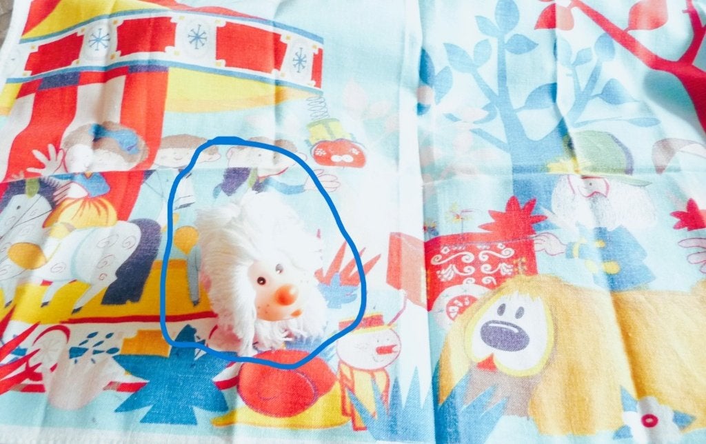 RUBBEREN FIG. DOUGAL DE HOND V MAGIC ROUNDABOUT VINTAGE 1980, Verzenden, Zo goed als nieuw