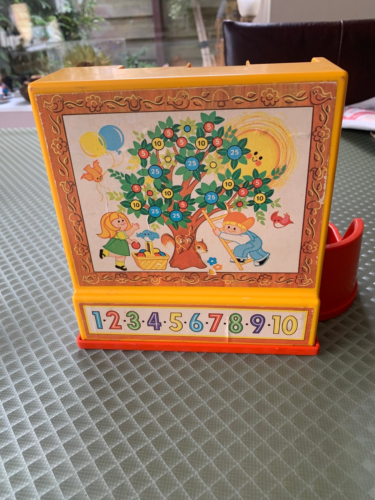 VINTAGE Fisher Price kassa met alle muntjes, alles werkt!, Ophalen of Verzenden, Gebruikt
