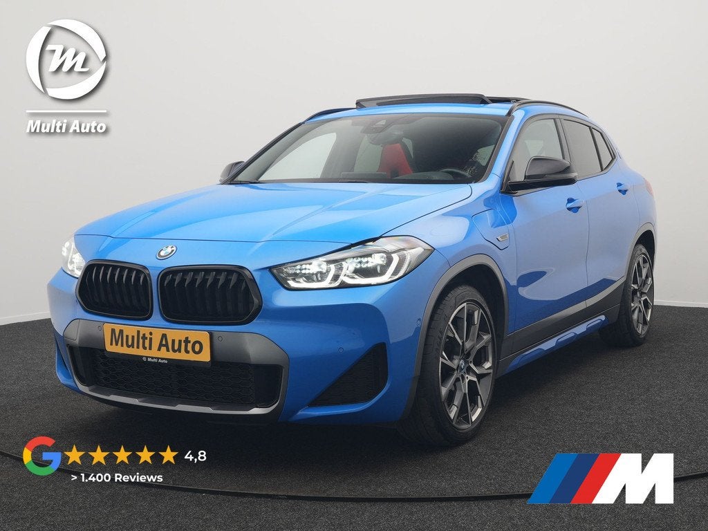 BMW X2 xDrive25e M Sport X PHEV 220pk Dealer O.H. | Trekhaak, Automaat, X2, Gebruikt, Blauw