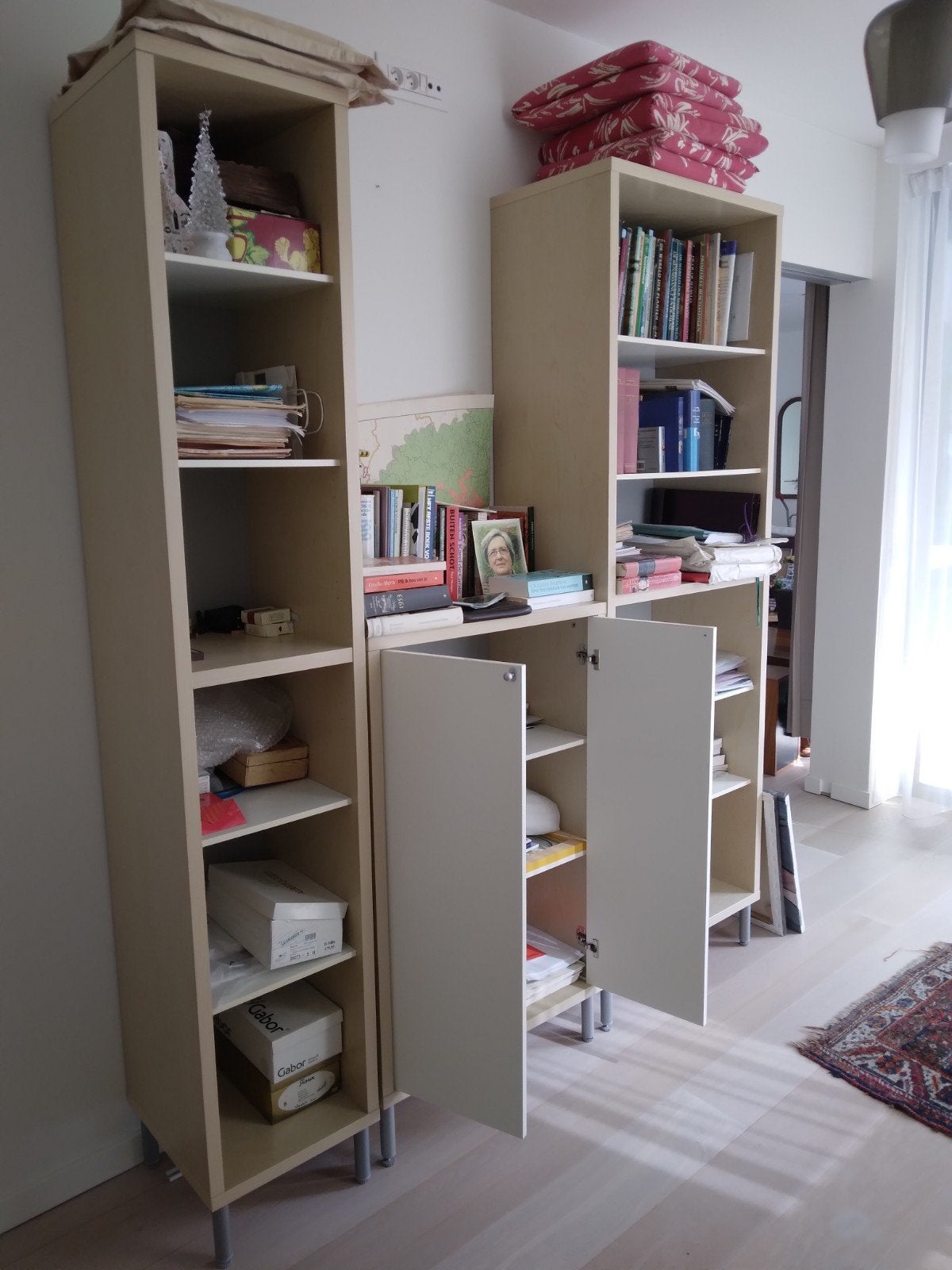 prachtige samengestelde Ikeakast, Overige materialen, Met deur(en), 200 cm of meer, Ophalen of Verzenden