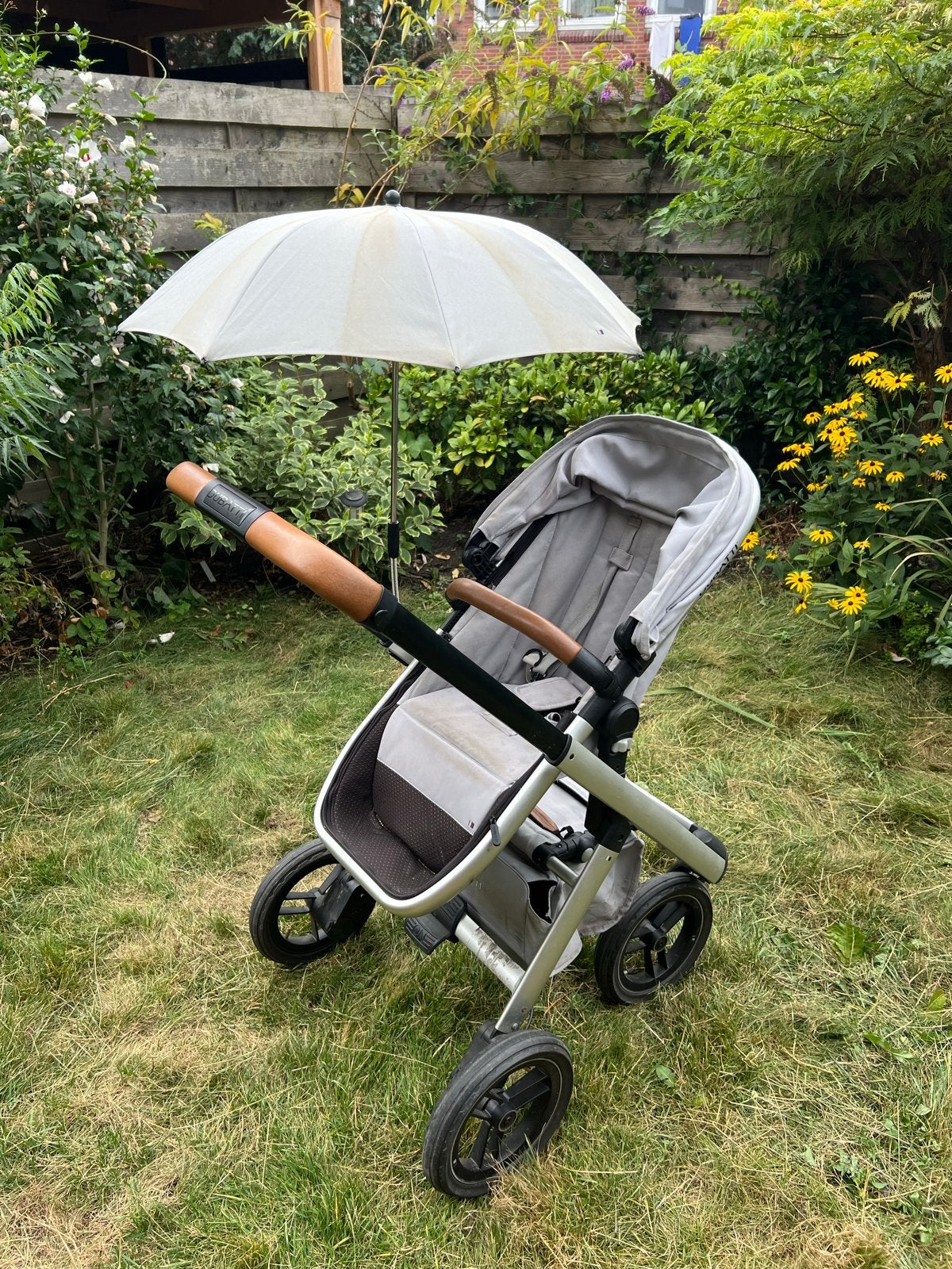 complete Dubatti all-terrain kinderwagen met accesoires, Gebruikt, Combiwagen, Met autostoeltje, Ophalen