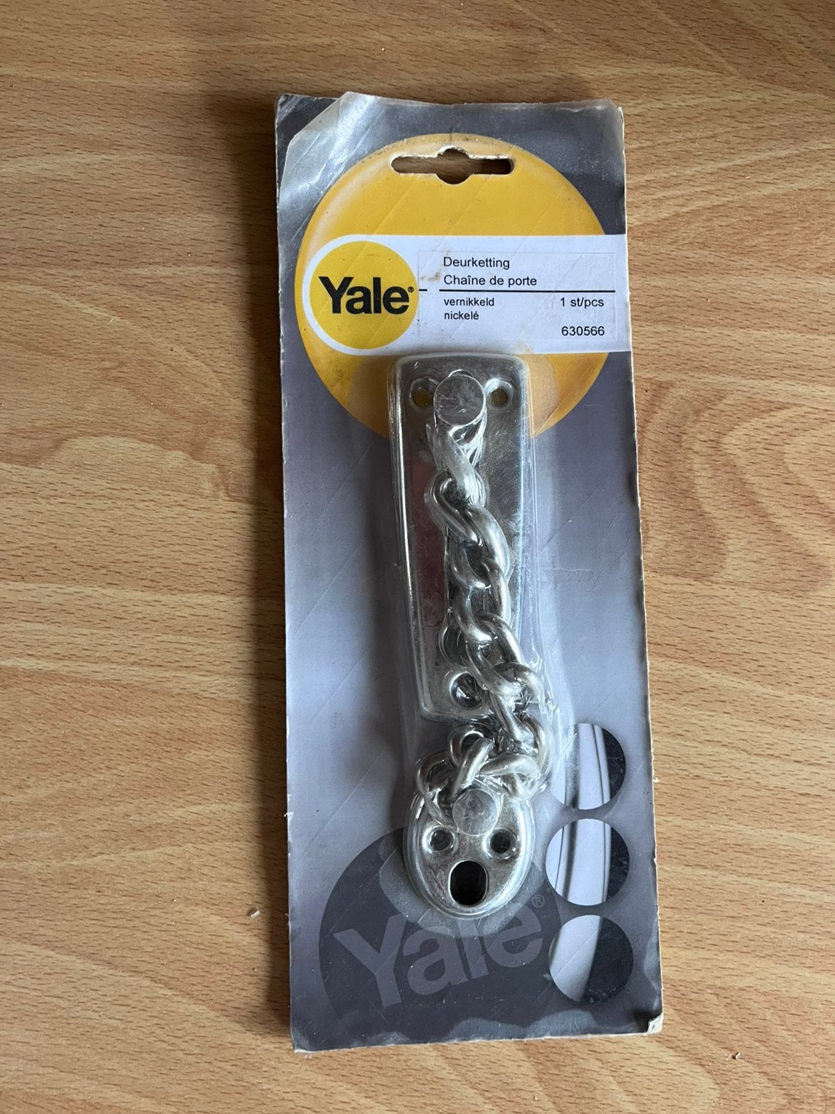 Deurketting beveiliging Yale, Doe-het-zelf en Verbouw, Hang- en Sluitwerk, Ophalen of Verzenden, Nieuw, Overige typen