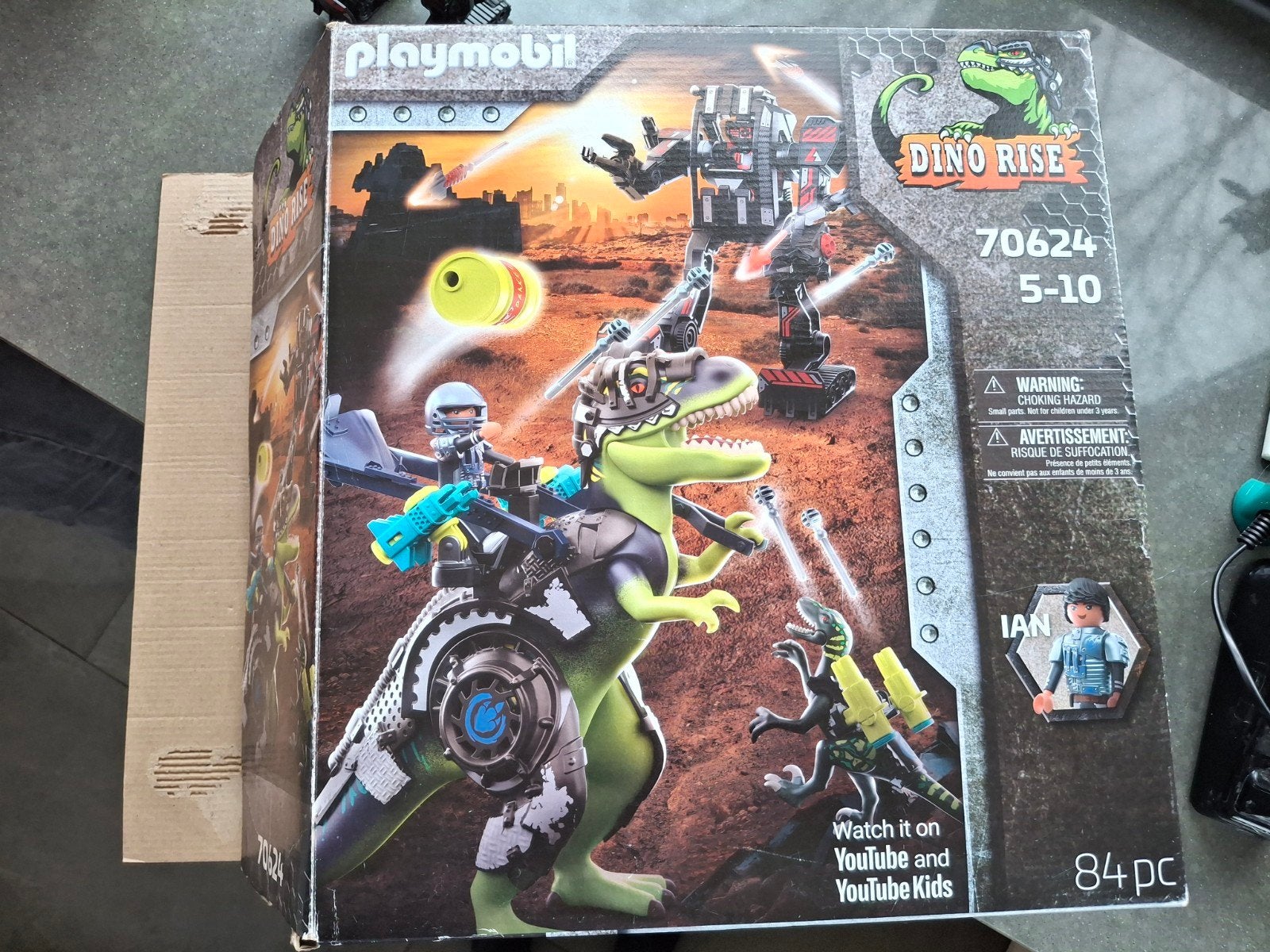 Playmobil Dino Rise 70624 T-Rex: Dino-Power met robot, Ophalen of Verzenden