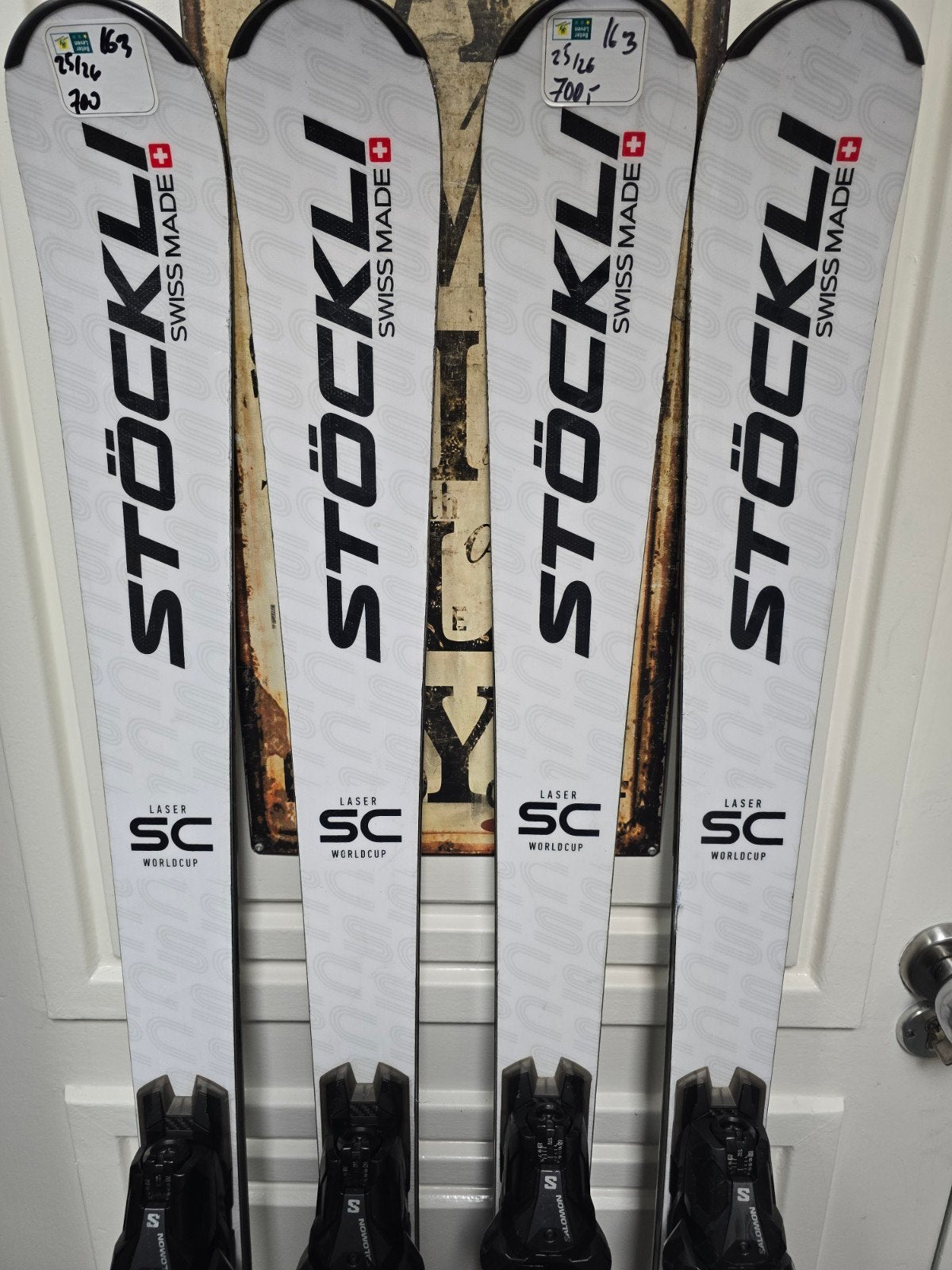 163cm 25 STOCKLI LASER SC NP1550€ VOOR KENNERS, Overige merken, 160 tot 180 cm, Stockli, Ophalen of Verzenden