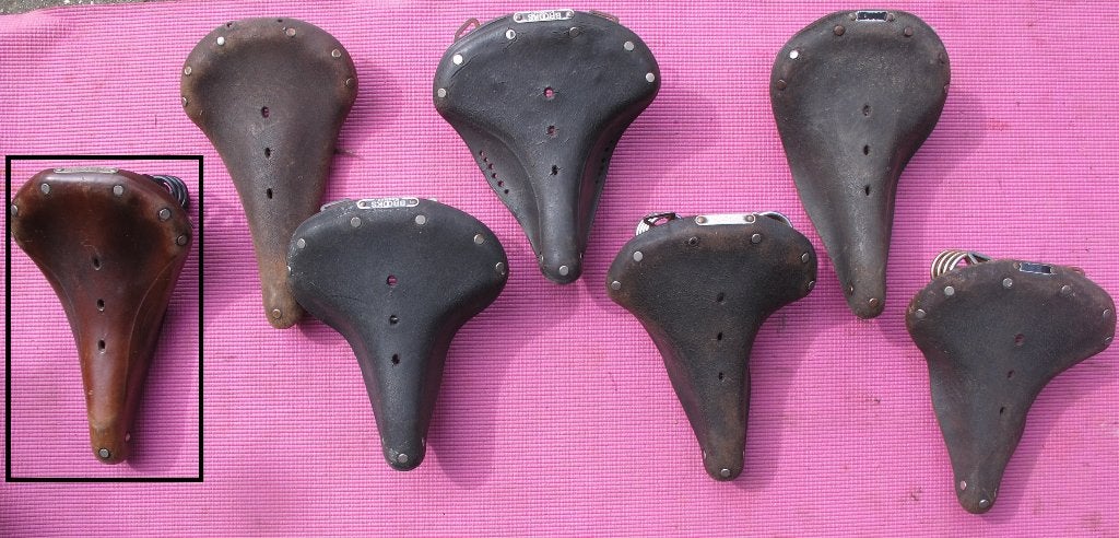 Brooks leren zadels, Fietsen en Brommers, Gebruikt, Leer, Ophalen of Verzenden, Brooks