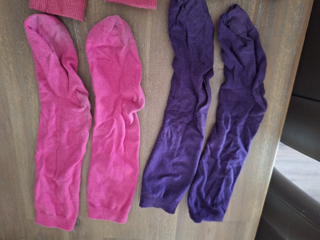 14x sokjes(waaronder 3x KERSTsokjes) kniekousjes maten 27-30, Ophalen of Verzenden, Gebruikt, Meisje, Sokjes