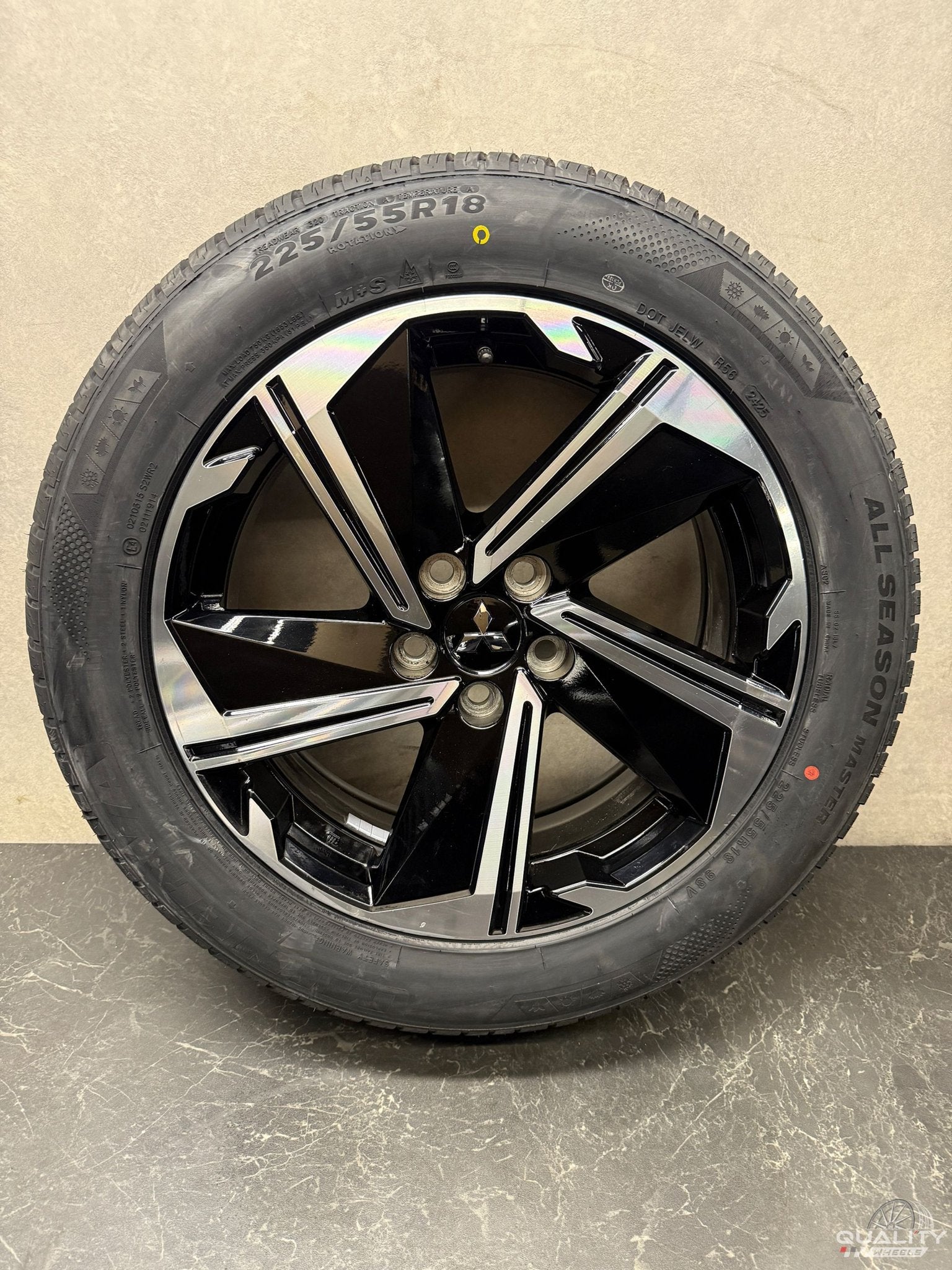 18” Mitsubishi Eclipse Cross, Outlander, ASX,  Velgen + Band, Auto-onderdelen, Banden en Velgen, 18 inch, Gebruikt, -, -