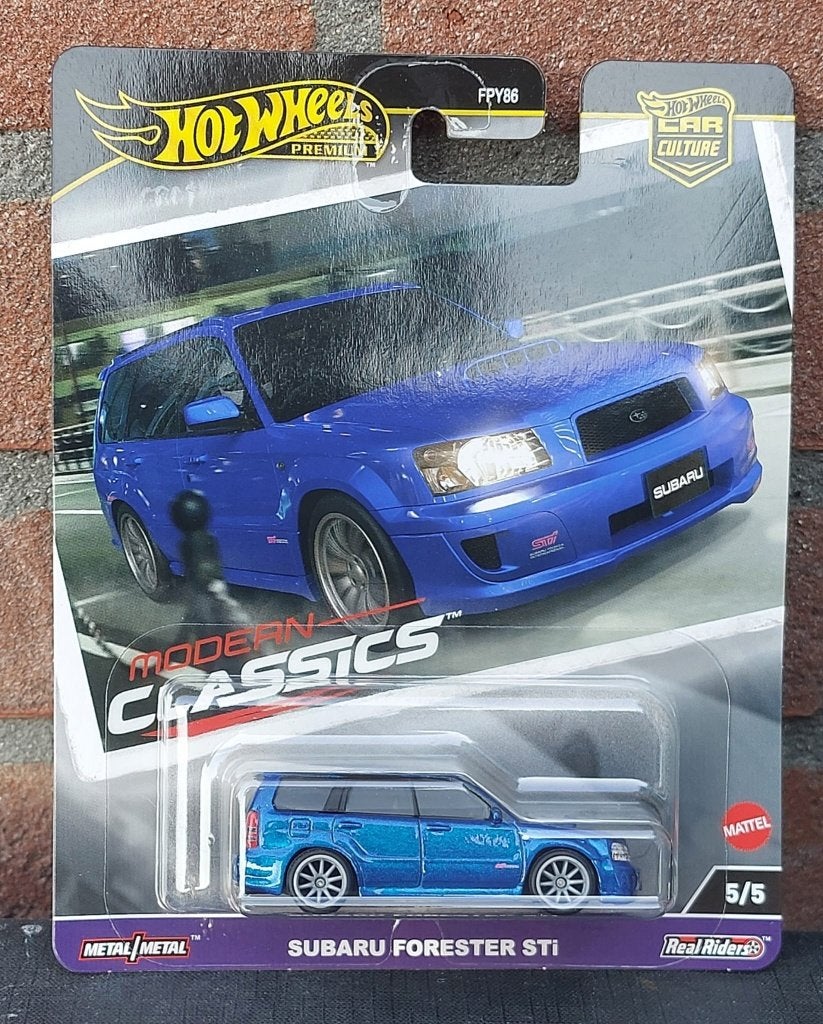 Hot Wheels 1/64 Subaru Forester Sti, blue HRV74, Ophalen of Verzenden, Nieuw, Auto