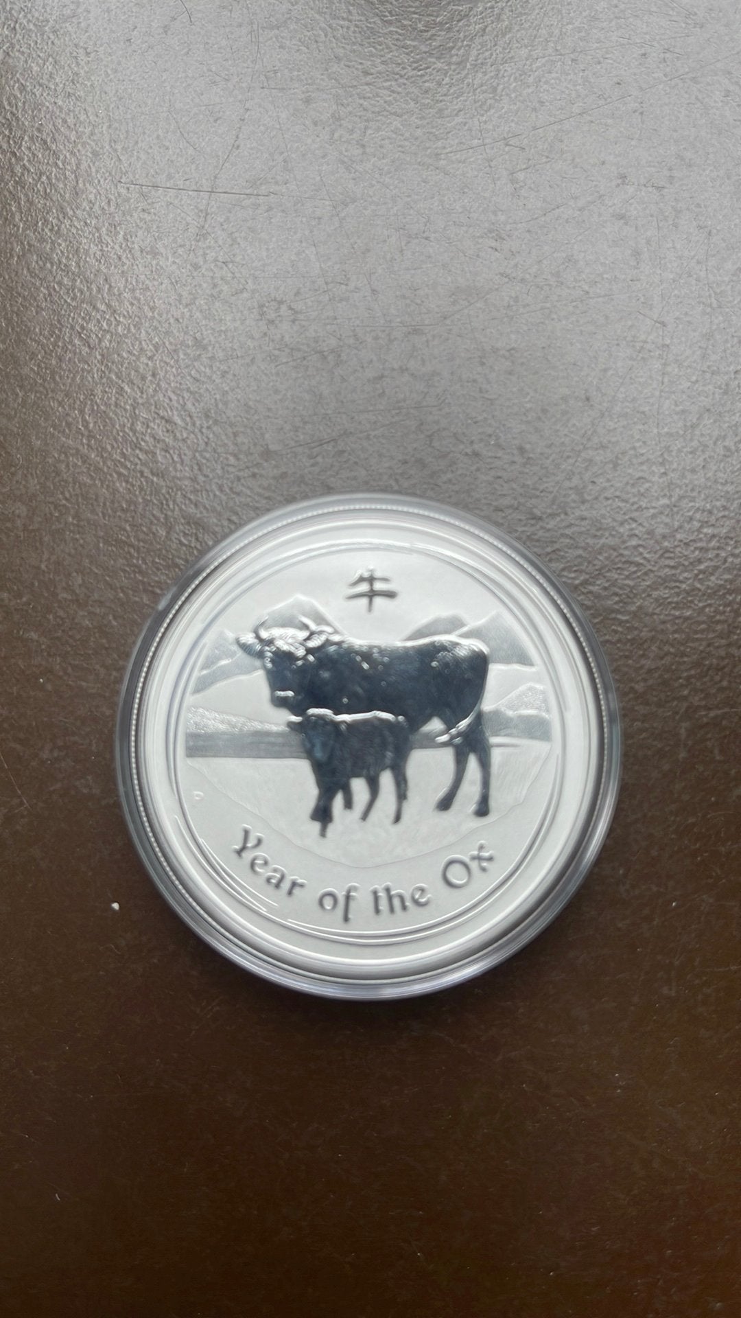 Lunar 2-Year of the Ox 2009/. 1 OZ, Ophalen of Verzenden, Zilver