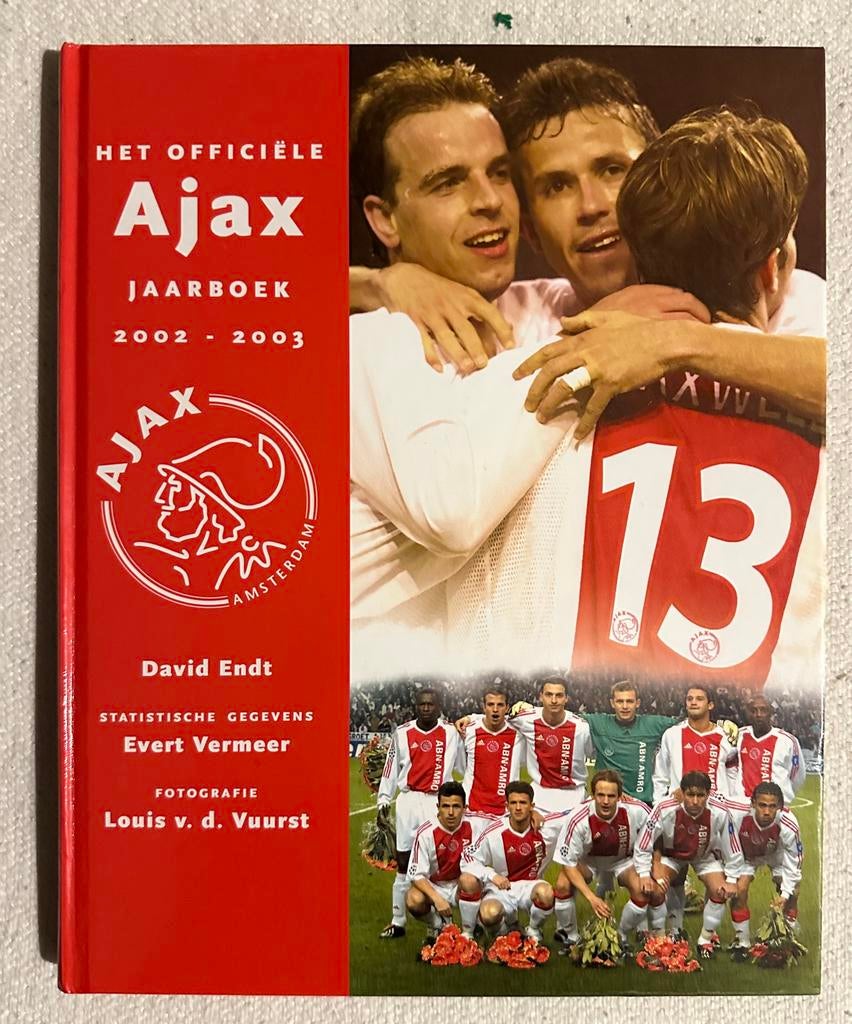 Officiële Ajax Jaarboek 2002-2003, Ophalen of Verzenden, Zo goed als nieuw, Balsport