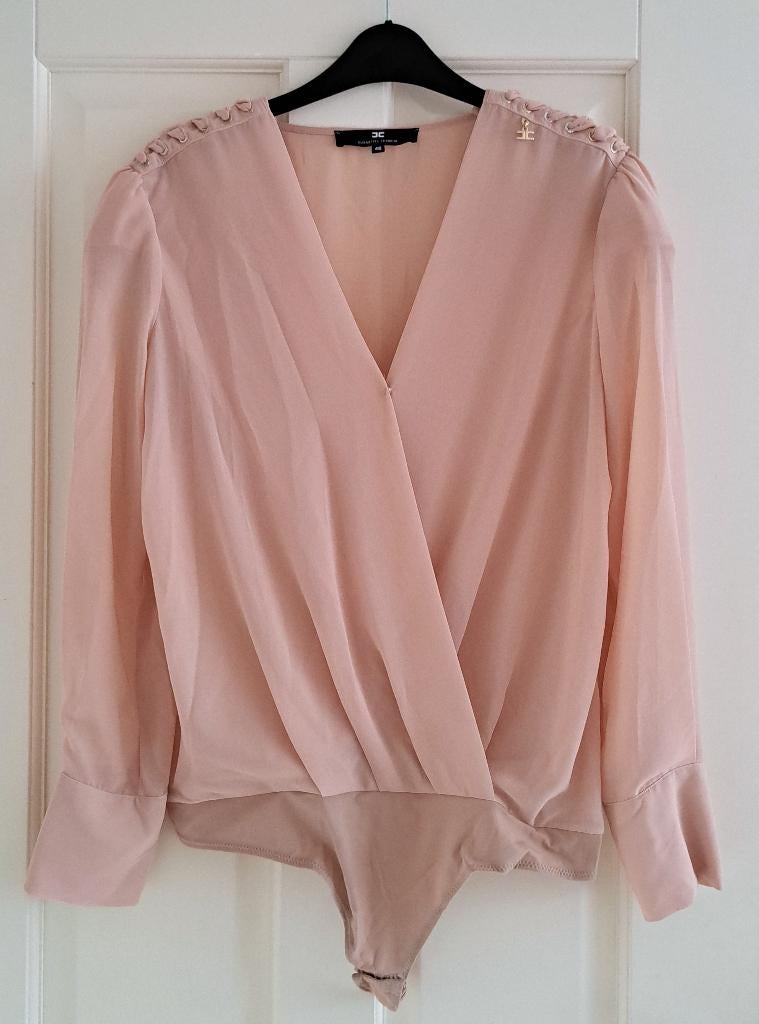 Elisabetta Franchi Bodysuit luxe blouse zacht roze L 48847, Kleding | Dames, Elisabetta Franchi, ., Maat 42/44 (L), Ophalen of Verzenden