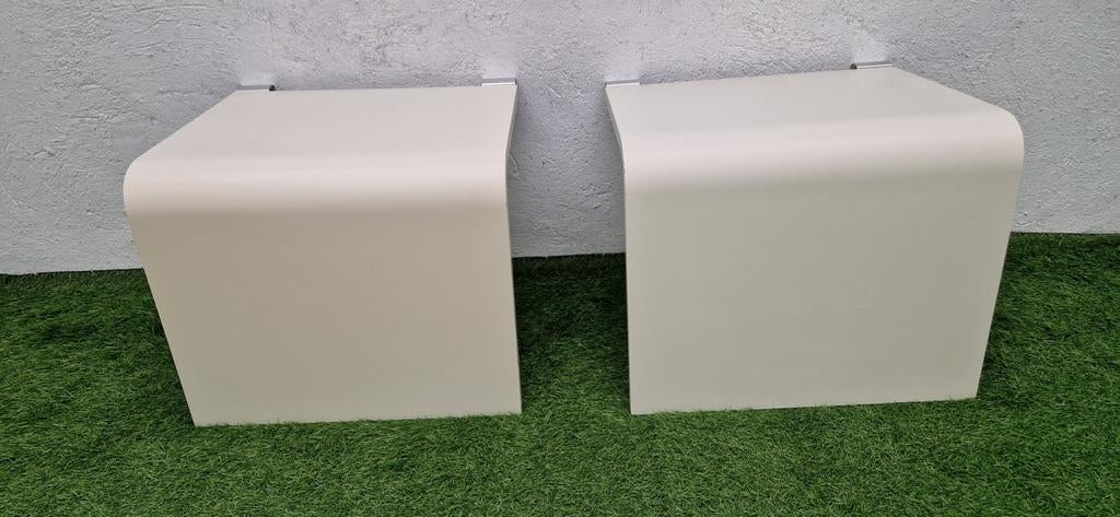 Auping Auronde nachtkastjes/Bijzettafeltjes 34,5cm Hoog, Ophalen of Verzenden, ., ., .