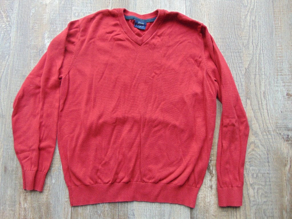 John Cabot pullover trui rood maat L, Kleding | Heren, Truien en Vesten, Maat 52/54 (L), Ophalen of Verzenden, Zo goed als nieuw