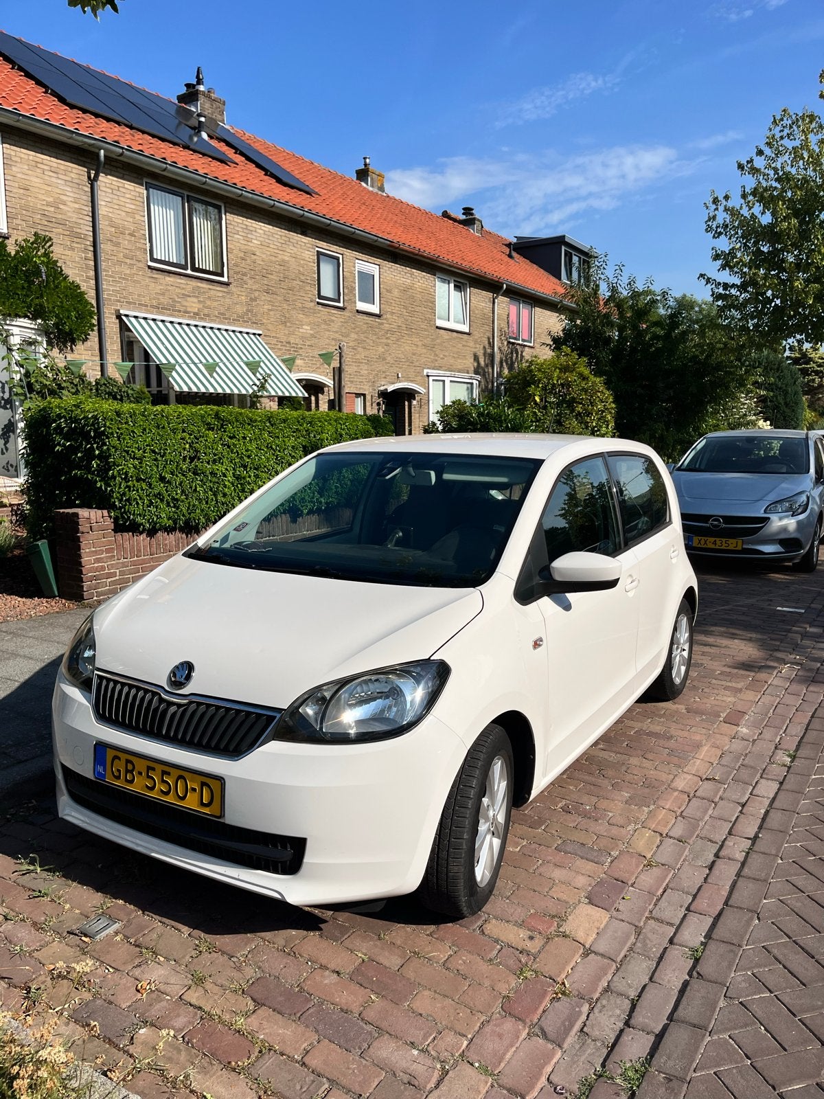 Skoda Citigo 1.0 60pk met cruise control, airco en navigatie, Auto's, Voorwielaandrijving, Euro 5, Stof, Start-stop-systeem