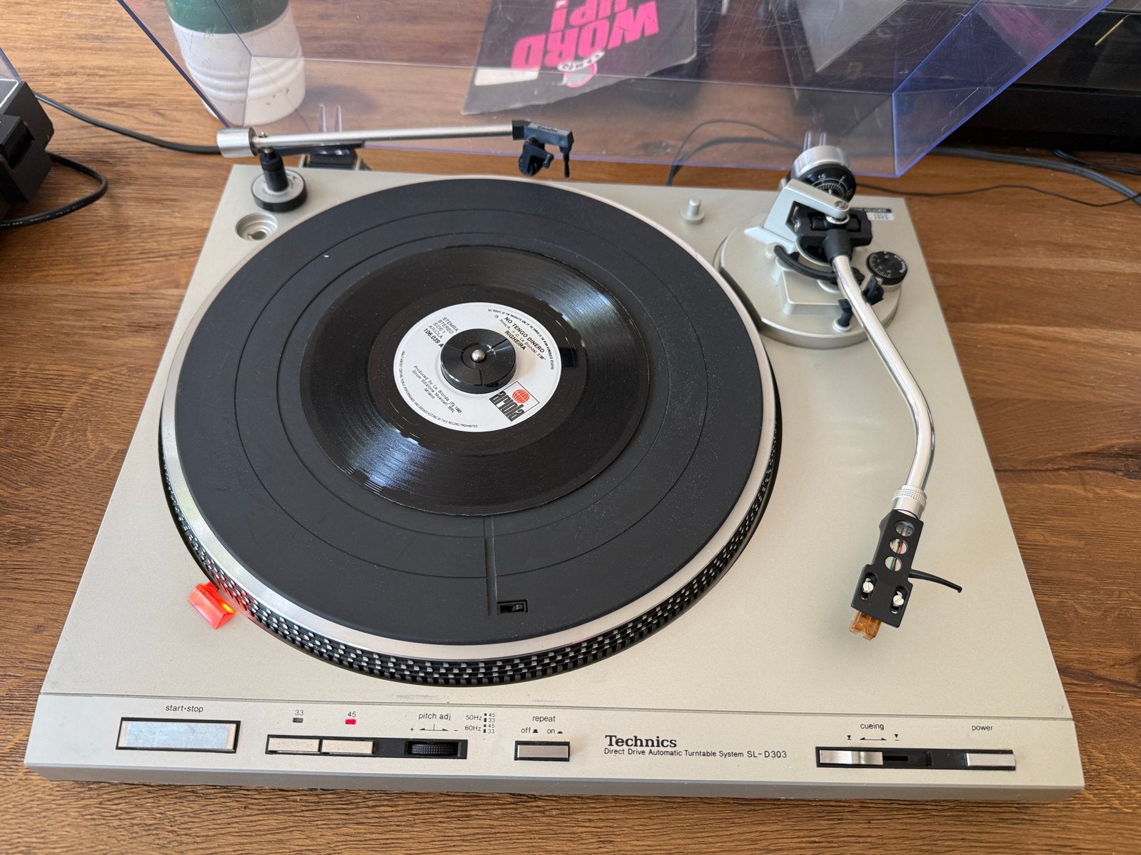Technics SL-D303 Direct-Drive Platenspeler - Zeer Nette Staa, Audio, Tv en Foto, Platenspelers, Pitch-regelaar, Ophalen of Verzenden