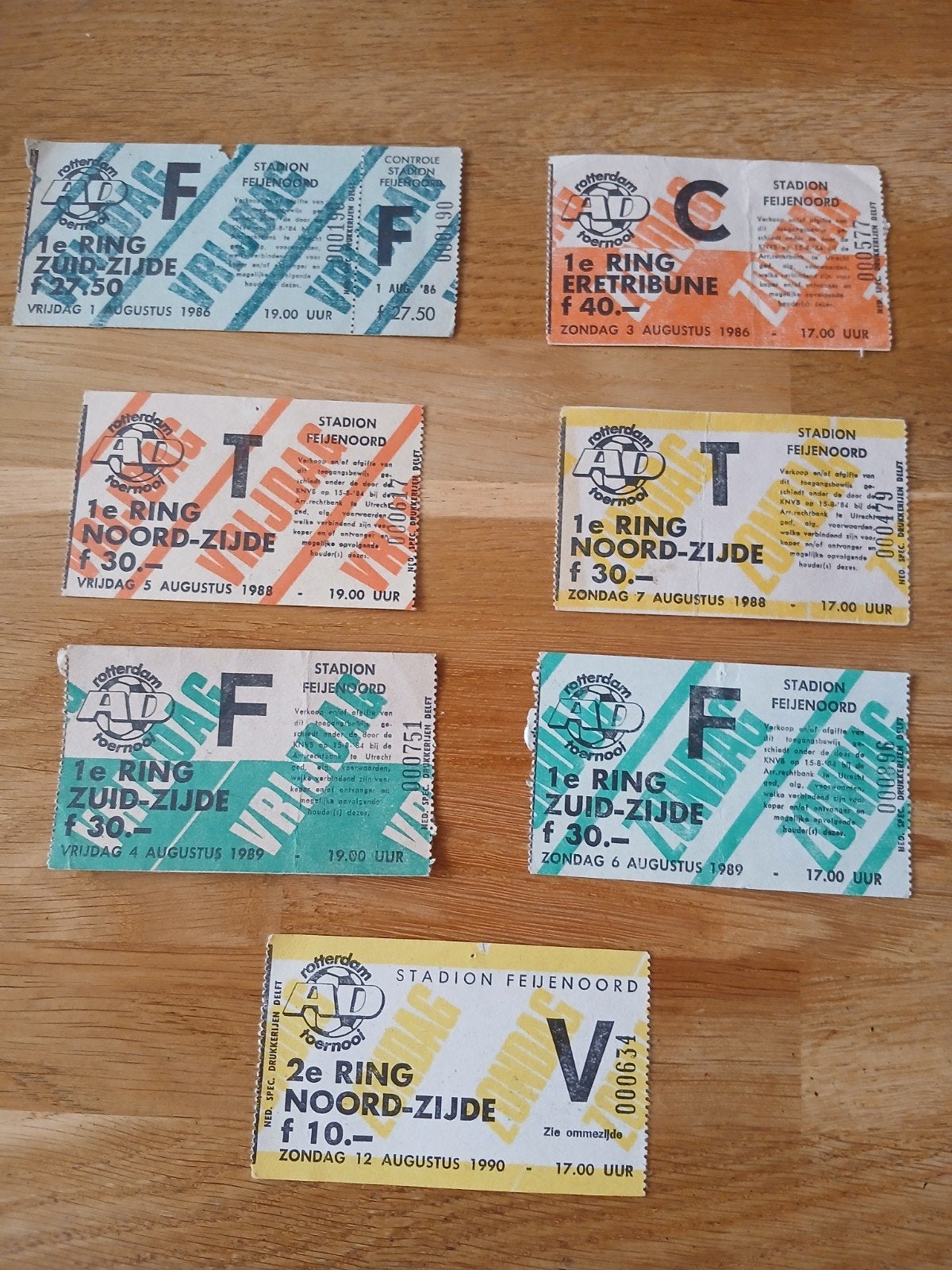 Tickets AD toernooi Feyenoord, Ophalen of Verzenden, Feyenoord