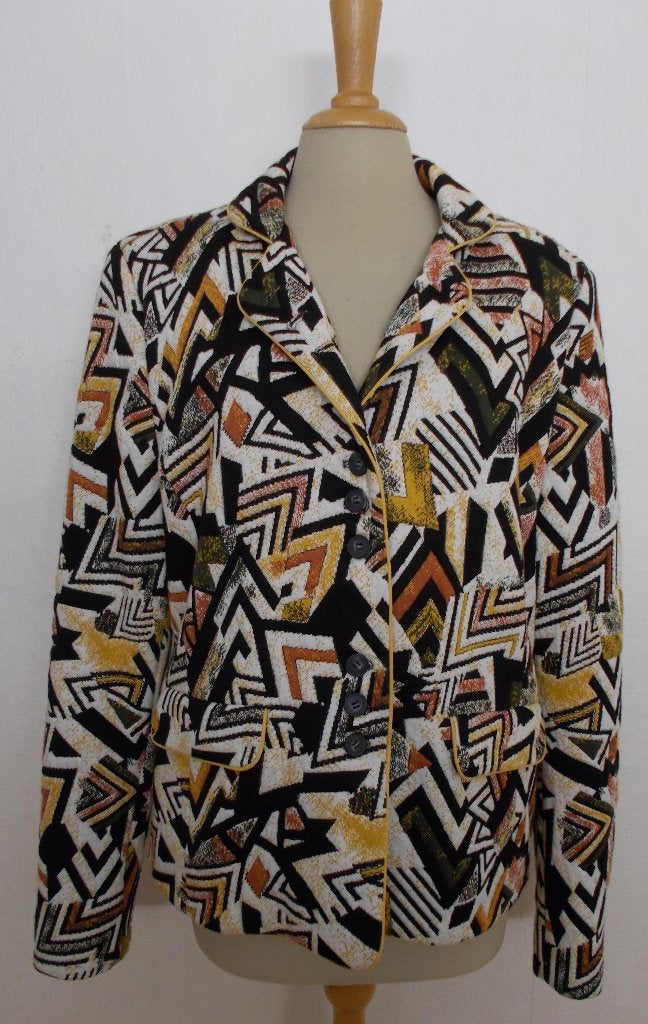 Apart print jasje/vest! XL, Maat 46/48 (XL) of groter, Zo goed als nieuw, Jasje, Meerkleurig