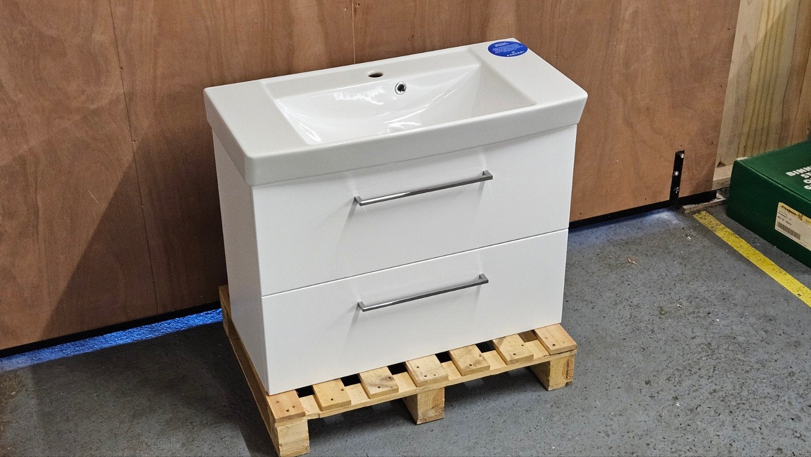 Badmeubel compact nieuw 80x40 cm mat wit, Ophalen, Nieuw, 50 tot 100 cm, Wastafelkast
