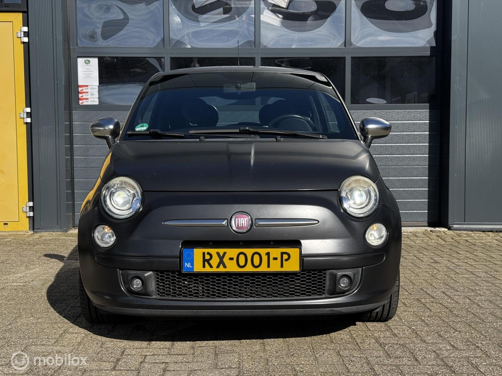 Fiat 500 0.9 TwinAir Blackjack | Airco | Sportief, Auto's, Voorwielaandrijving, Euro 5, 86 pk, Gebruikt