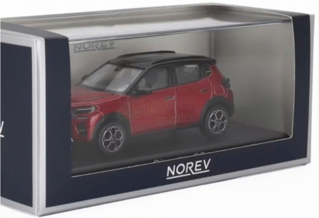 Citroen C3 2024 Rood / Zwart schaal 1/43 NOREV REF. 155310, Verzenden, Nieuw, Auto, Norev