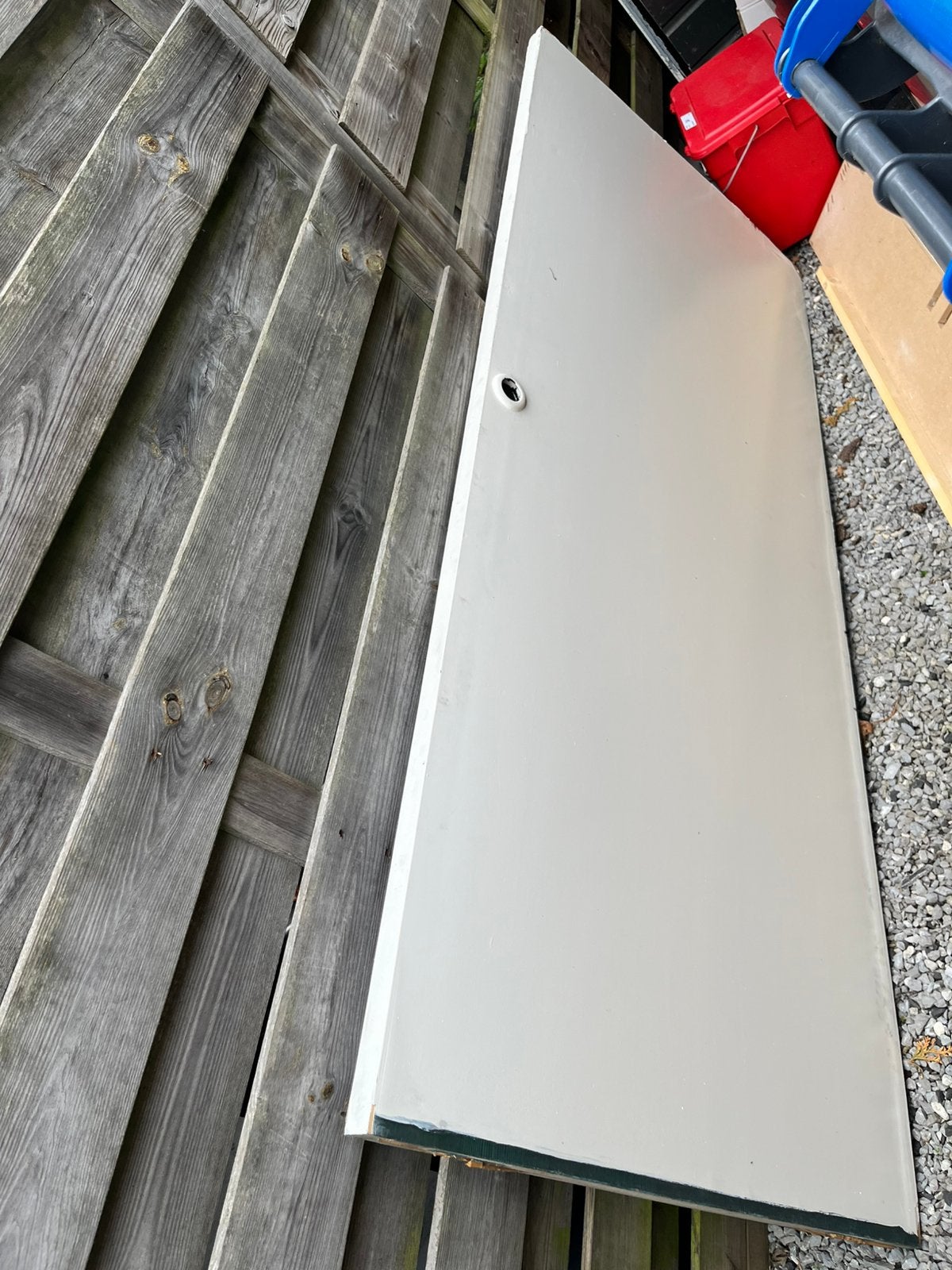 GRATIS - Deur 82x200cm, Doe-het-zelf en Verbouw, Platen en Panelen, Ophalen, Zo goed als nieuw