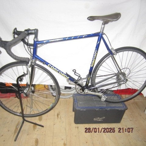 TE KOOP MOOIE CONCORDE RACEFIETS MET ALLES CAMPAGNOLO, Gebruikt, Staal, Meer dan 20 versnellingen, Ophalen