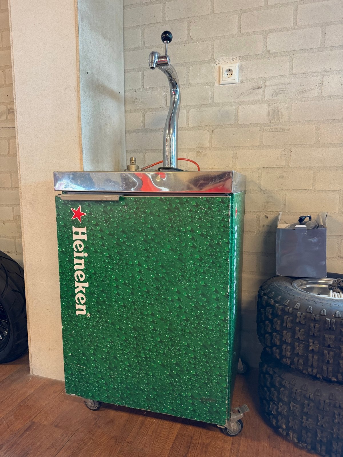 Heineken biertap - Mobiele tapinstallatie, Ophalen of Verzenden, Gebruikt, Overige typen