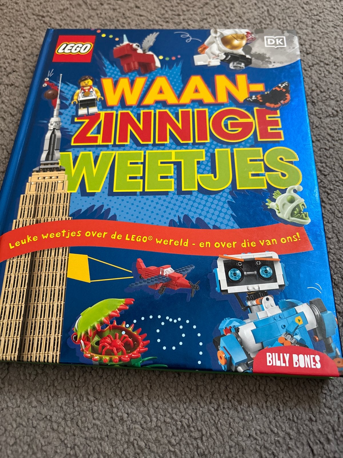 LEGO Waanzinnige Weetjes Boek - Billy Bones, Boeken, Ophalen of Verzenden, Zo goed als nieuw, Non-fictie