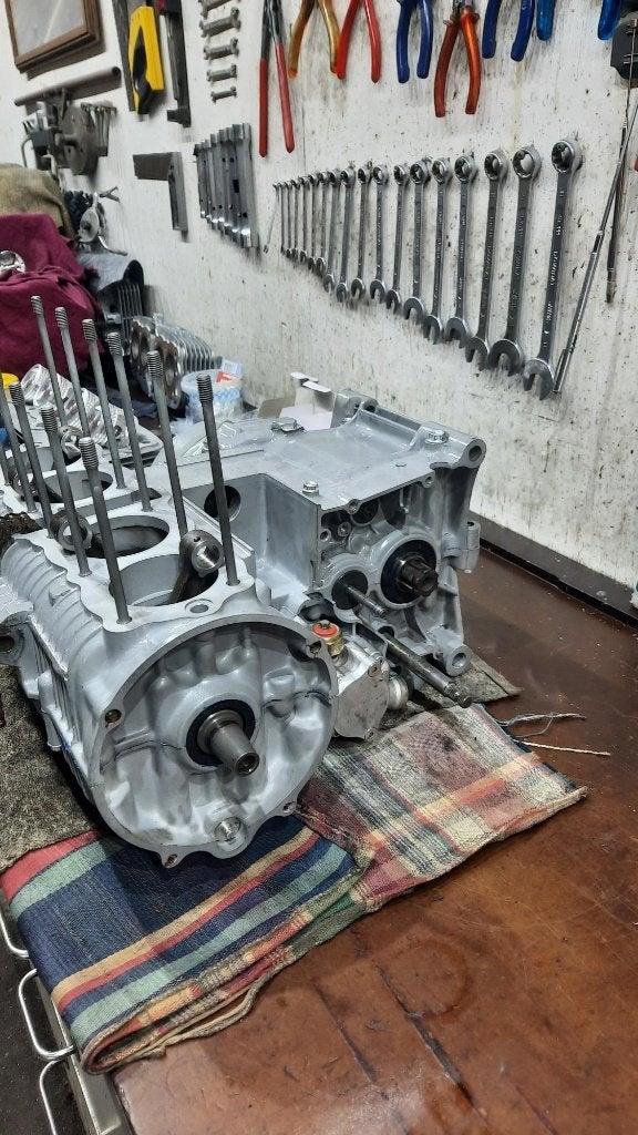 honda 500 motorblok, Ophalen, Gereviseerd
