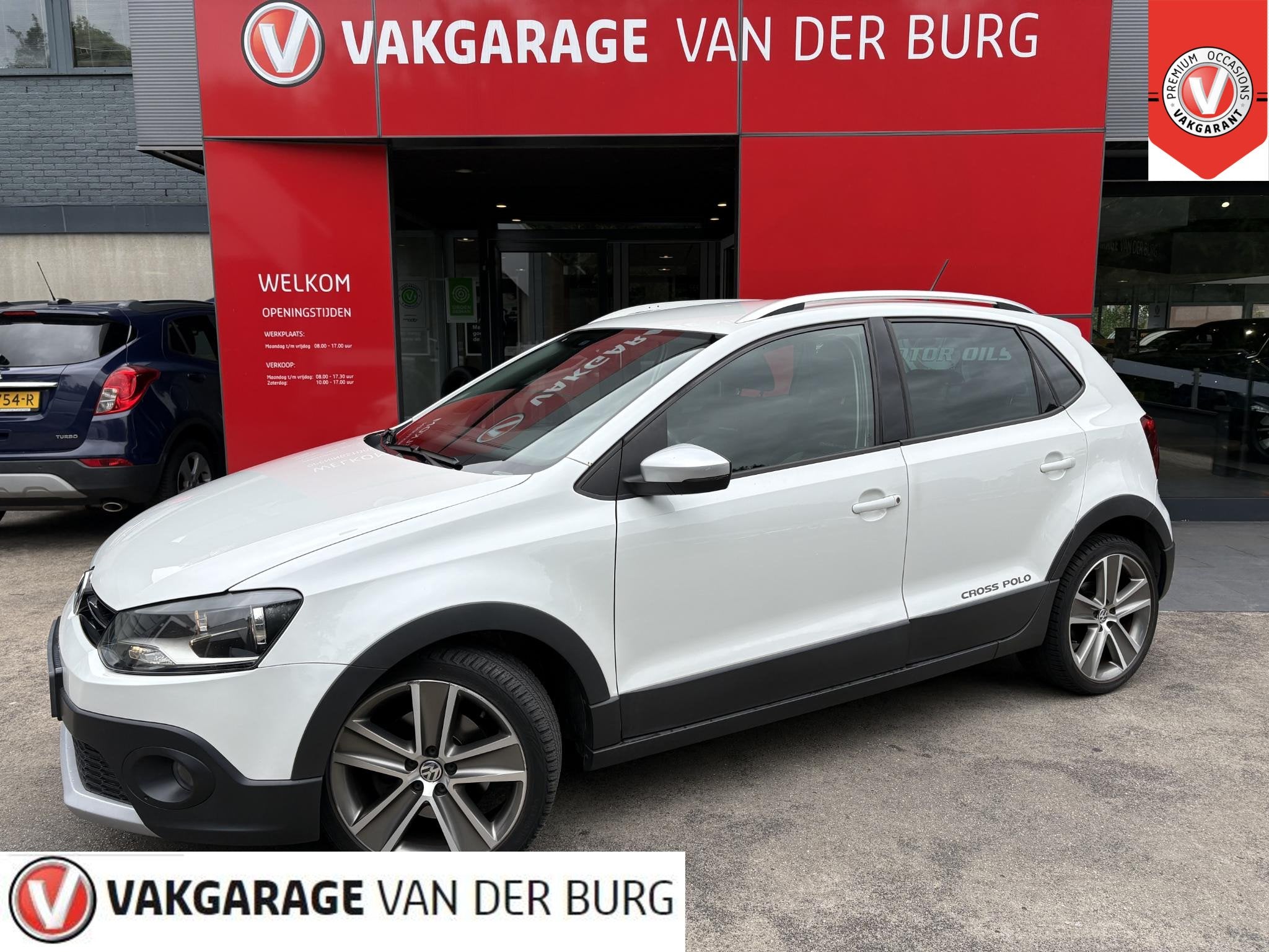 Volkswagen Polo 1.2 TSI Cross, Stof, Wit, Origineel Nederlands, Grijs
