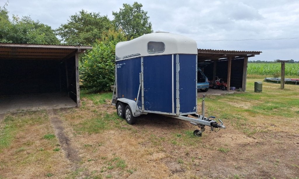 paardentrailer opknapper, Dieren en Toebehoren, Ophalen, Gebruikt, Hout, 2-paards trailer