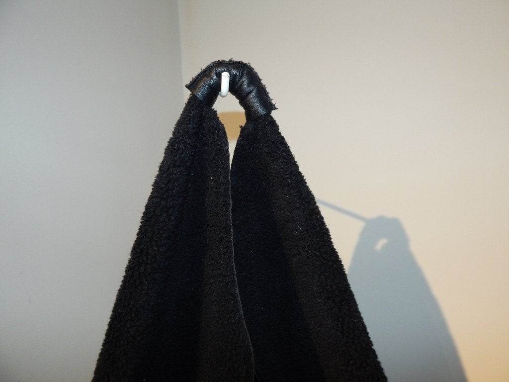 MM6 Maison Martin Margiela super aparte tas wollige look, Ophalen of Verzenden, Zo goed als nieuw, Zwart, Handtas