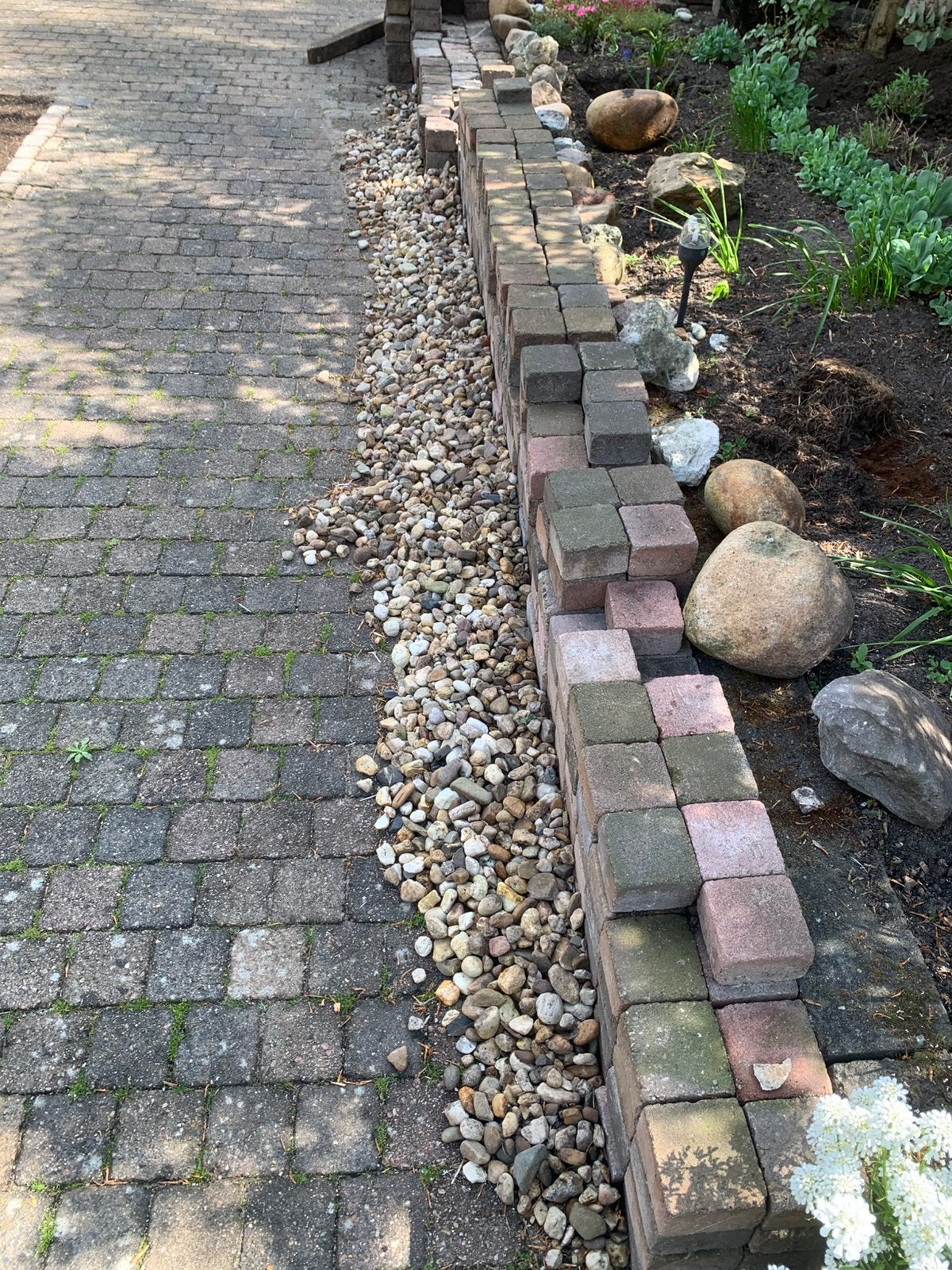 Koppelstones 10x10cm gratis afhalen!, Tuin en Terras, Tegels en Klinkers, Ophalen, Gebruikt, 10 m² of meer, Klinkers
