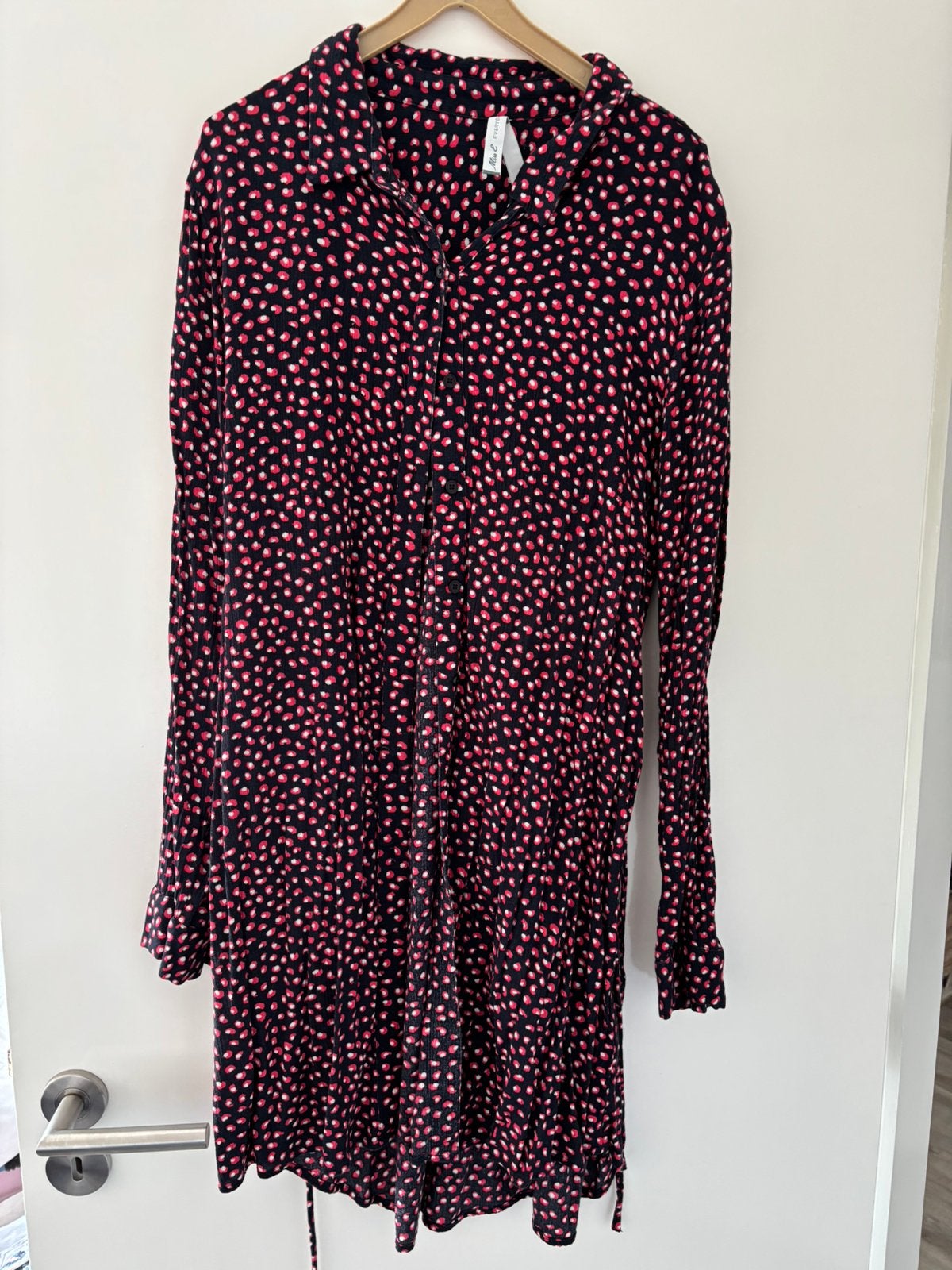 Jurk blouse tuniek Miss Etam maat 42 rood zwart roze wit, Ophalen of Verzenden, Zo goed als nieuw, Maat 42/44 (L), Rood