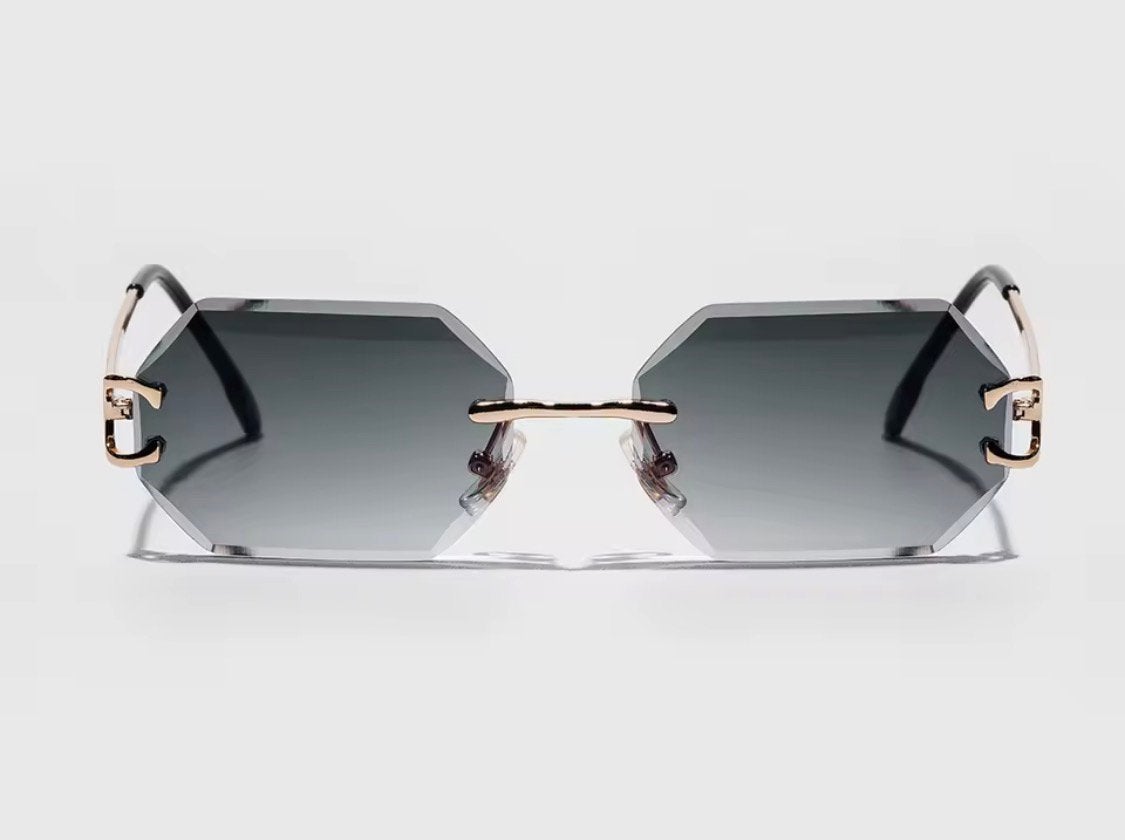 Nieuwe designs zonnebril piccadilly grijse glazen NIEUW, Overige merken, Zonnebril, Zwart, Nieuw
