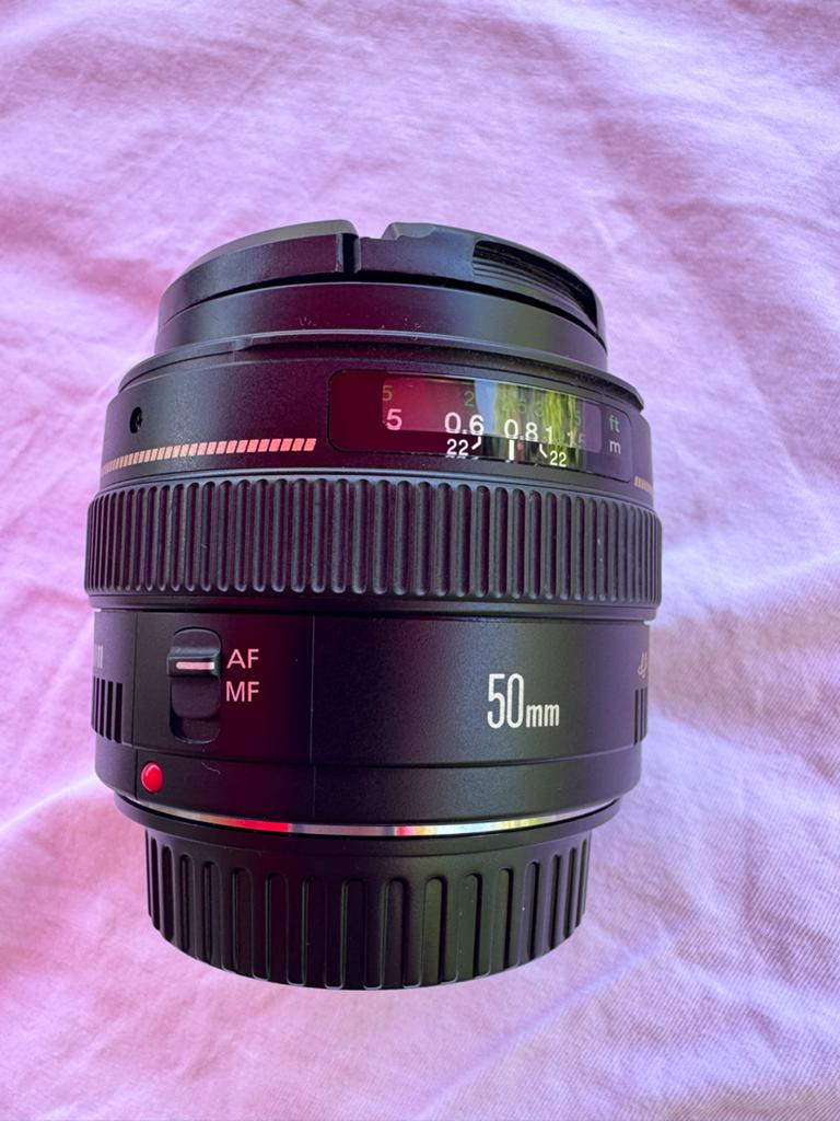 Canon EF 50mm f/1.4 USM lens, Ophalen, Zo goed als nieuw, Standaardlens